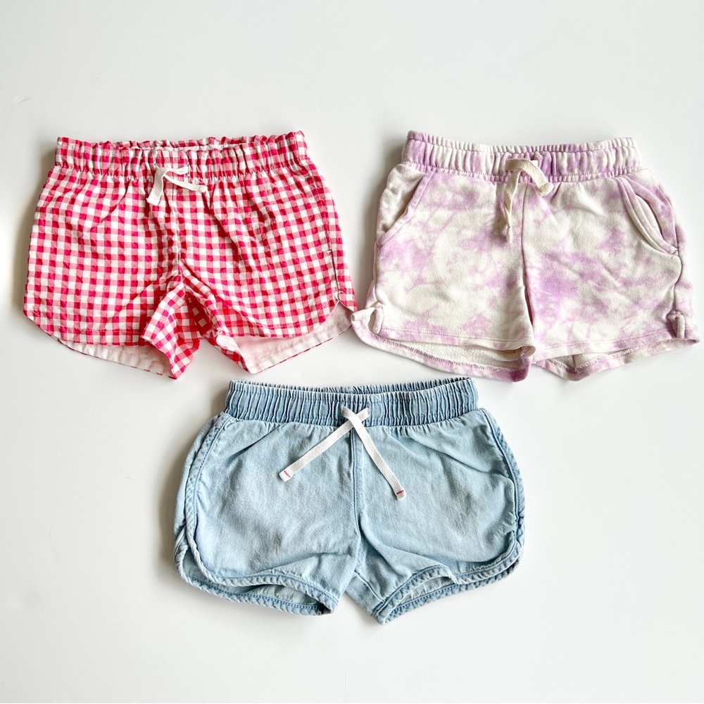 Cat & Jack Girls Shorts - Set of 3 4T